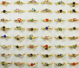 goldplated, Fashion, Jewelry, Cheap Rings