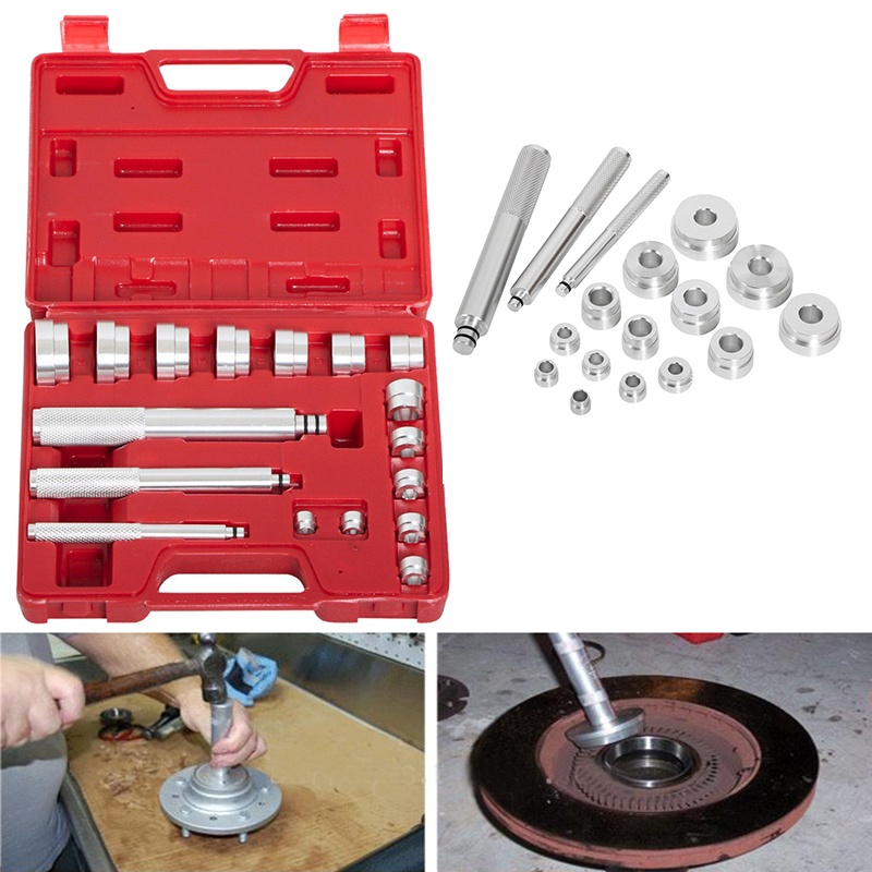 JAWM 17PCS Bearing Race & Seal Driver Master Tool Set Aluminum Wheel