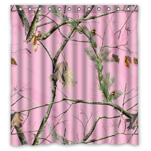 Tree Camo Custom Shower Curtain 66, Realtree Camo Shower Curtain