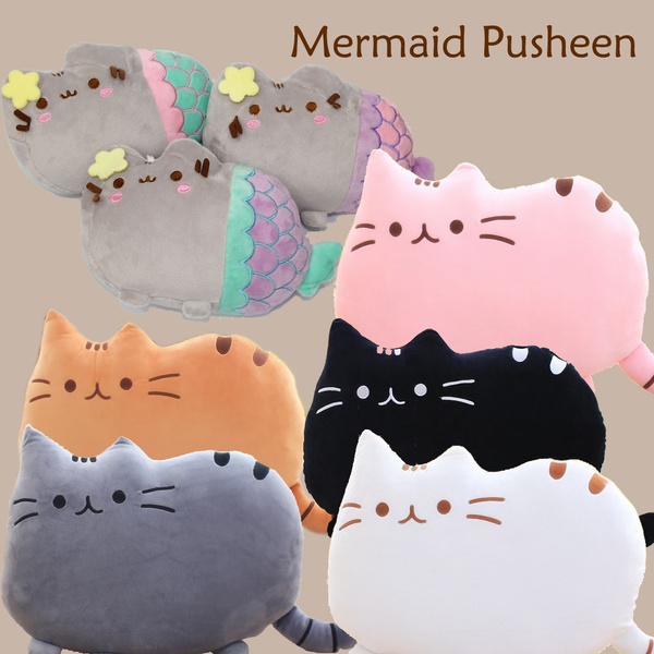 pusheen mermaid pillow