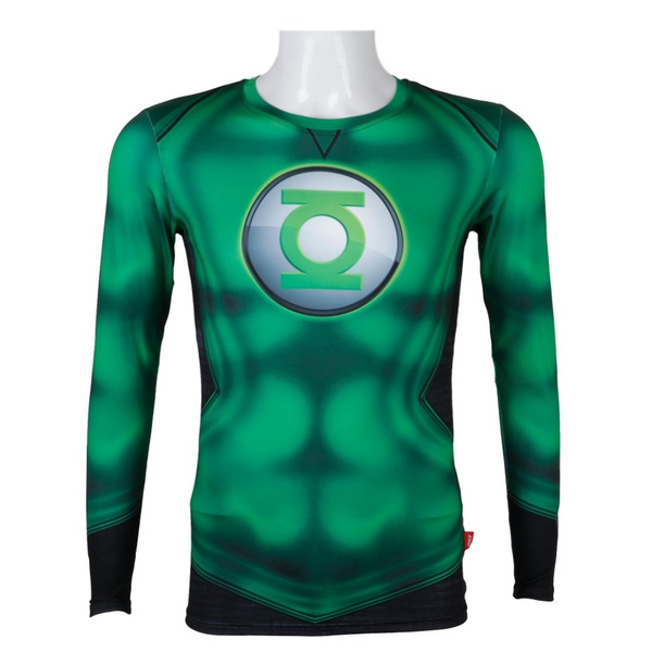 Men Compression Set Fitness Shirt 3d 