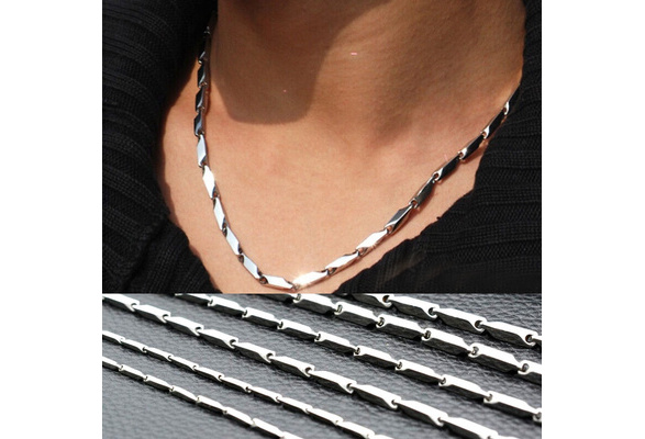 Men's Stainless Steel Necklace Titanium 