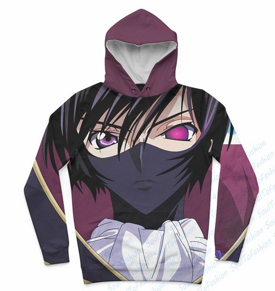 New Fashion Mens Womens Code Geass Lelouch Zero 3d Print Casual Sweatshirt Hoodies Print Hoody Hoodie Wish - roblox code geass clothing