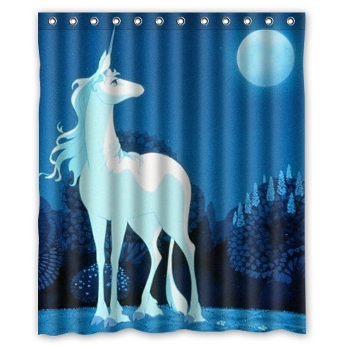 Sea Secret The Last Unicorn Custom, 60 Inch Shower Curtain
