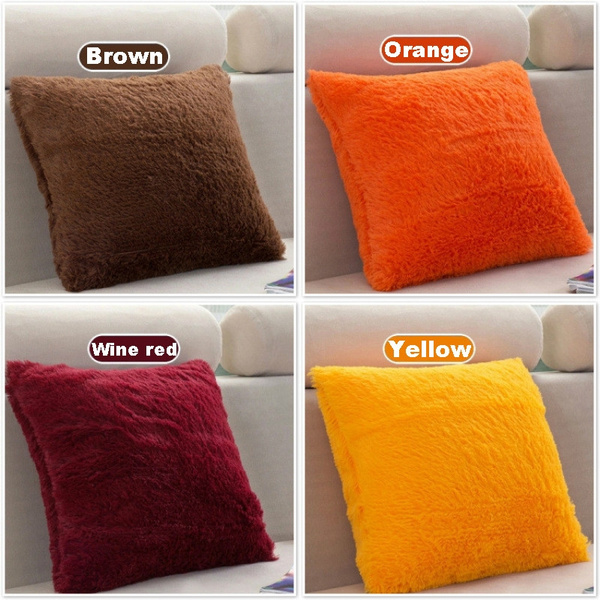 orange red throw pillows