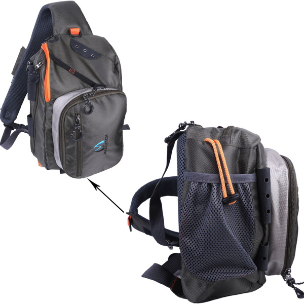 Fishing Sling Back Pack Outdoorsport Fly Fishing Sling Bag with Fly Patch