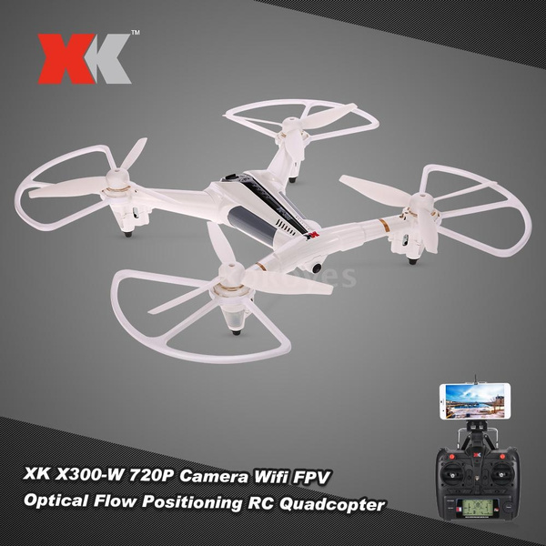 XK X300-W 2.4G 6-Axis Gyro 720P Wild Angle Camera Wifi Optical Flow RC Quadcopter Drone Wish