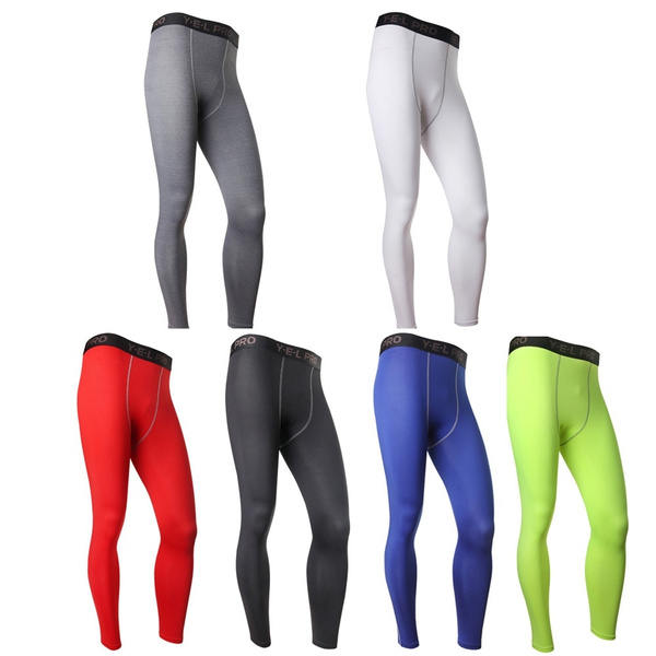 Mens Compression Pants Gym Men Fitness 