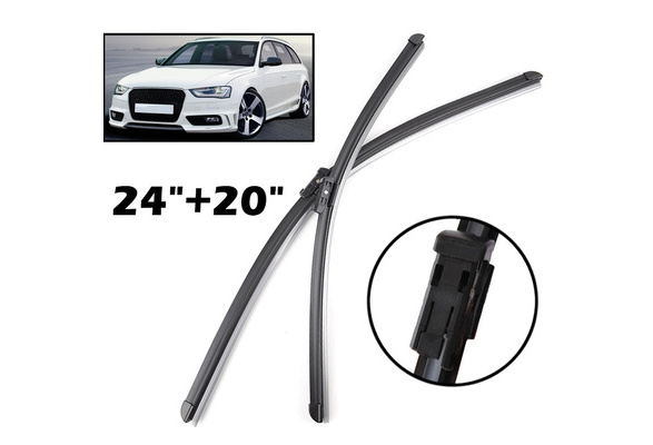 Xukey® 24''+20'' Windshield Windscreen Wiper Blades For Audi A4 B8 A4 Allroad 2008 2016 Front Window Wiper Blade 2015 2014 2013 2012 2011 Xukey® 24''+20'' Windshield Windscreen Wiper Blades For Audi A4 B8 A4 Allroad 2008 2016 Front Window Wiper Blade 2015 2014 2013 2012 2011