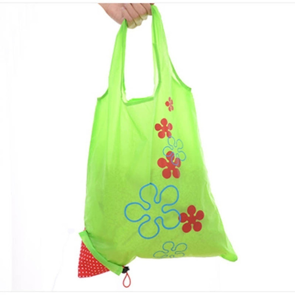 Fashion Eco Handbag Strawberry Foldable Shopping Bags Reusable Bag 8 colors New 