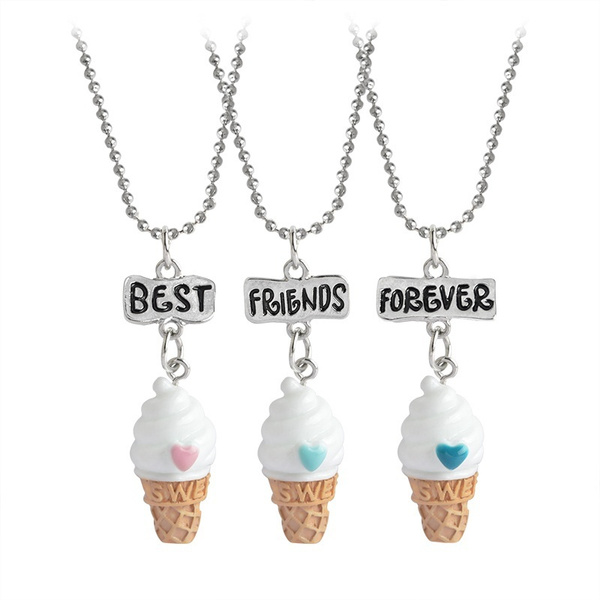 DIY Foodie Friendship Necklaces (+ A Giveaway!) | Friendship necklaces, Best  friend necklaces, Friend necklaces