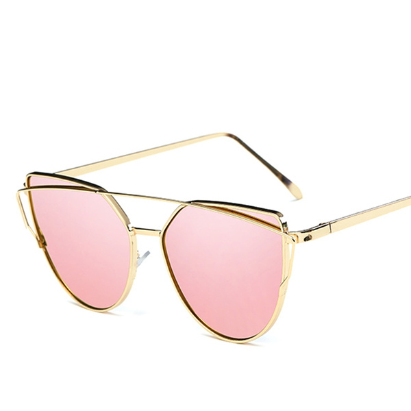 Fashion Summer Sunglasses Vintage Metal Frame Women Sunglass Hot Mirror ...