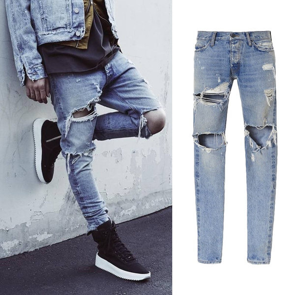 fear of god ripped jeans