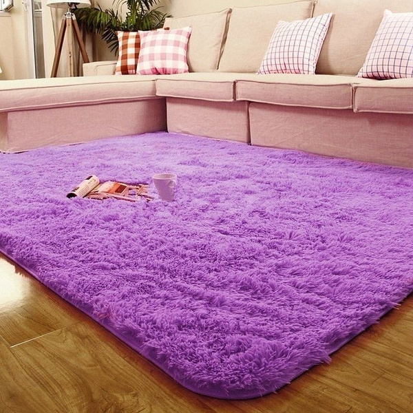 Fashion Bedroom Living Room Shaggy Carpet Area Rugs Wish