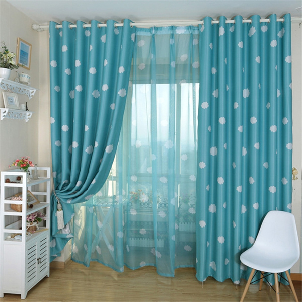 New Morden Curtains for The Living Room Curtain Fabric Voile Blackout ...