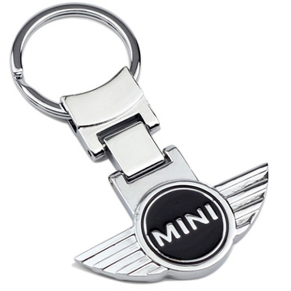 Mini Wing Logo Keychain Key Ring Metal Car Logo Key Chain Keyring for