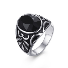 Steel, Hombre, Stainless Steel, fashion ring