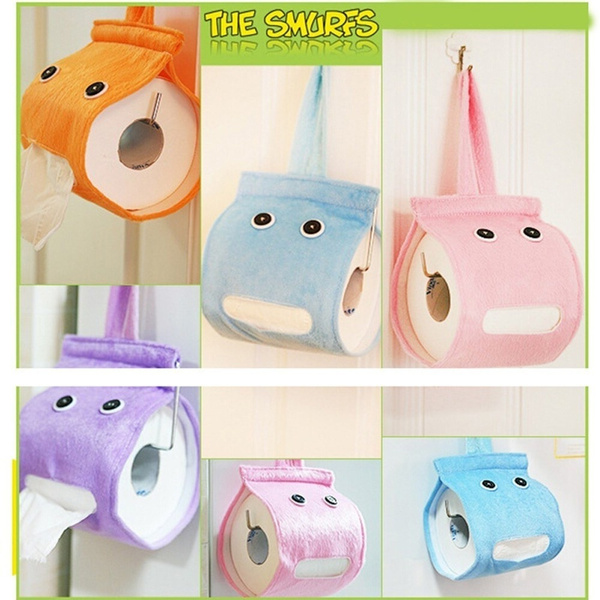 1Pcs Newest Cloth Box Bags Toilet Paper Container Hanging Tissue Holder 