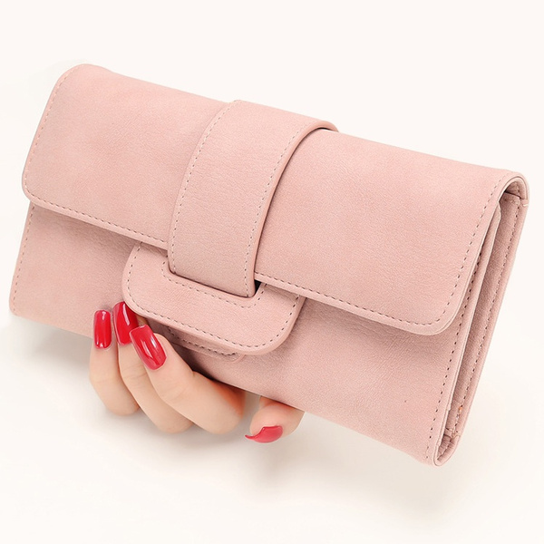 Lady Purses Women Wallets Girls Long Moneybags Fold Handbags Coin Purse