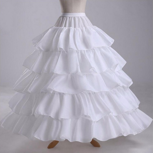 Long Crinoline Petticoats Accessories Bridal Petticoats for Wedding Dress  jupon anagua enaguas novia | Wish