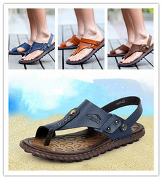 2017 The New  Male Outdoor Beach Sandals Flip-flops Men's Wear Sandals The Cool Slippers