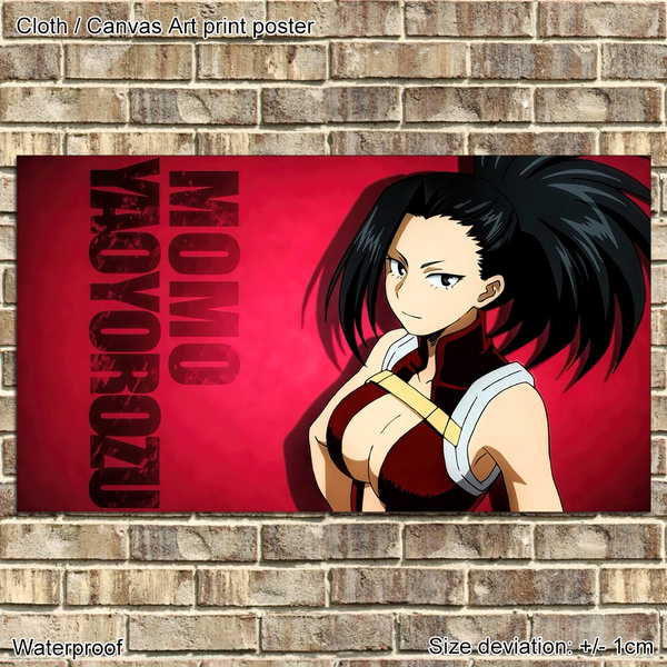 Boku No Hero Academia Momo Yaoyorozu My Hero Academia Cloth Art Paintings  Printing Posters