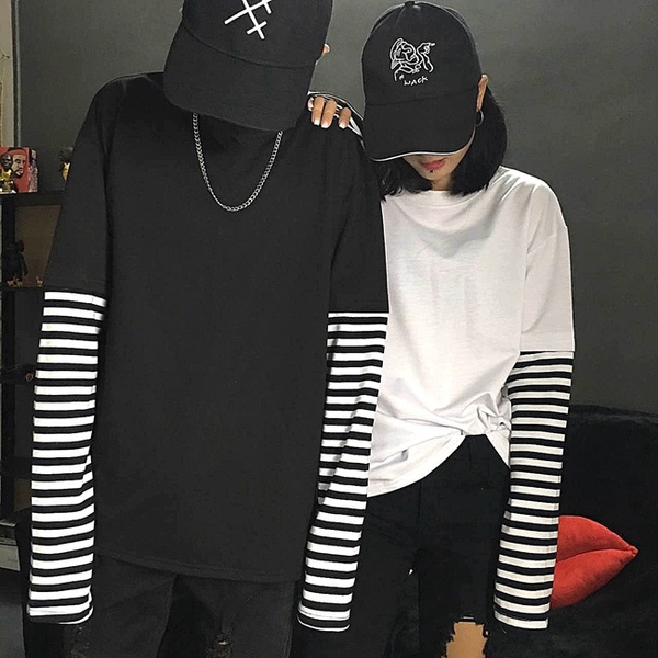 Harajuku Women T Shirt Boyfriend Casual 