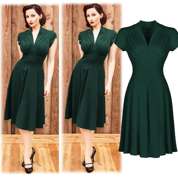 1940 shirtwaist dress