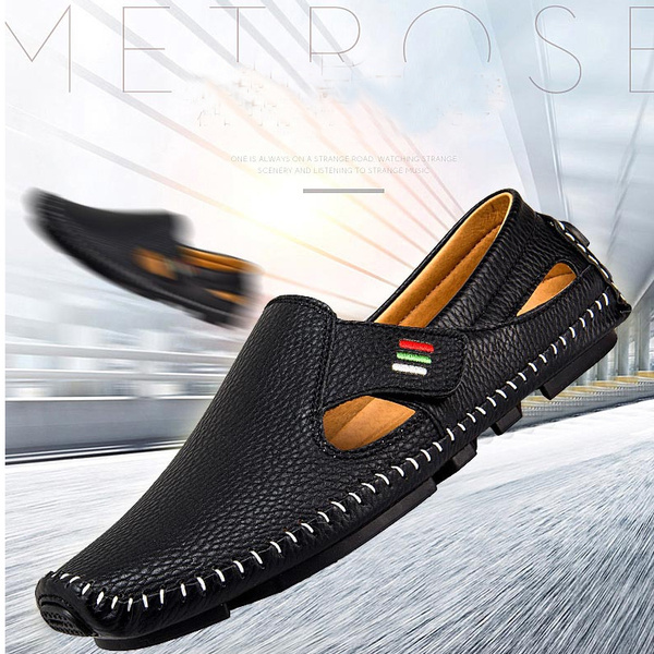 2017 Men Casual Shoes Slip on Hollow 