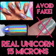 nail decoration, rainbow, nail stickers, Holographic