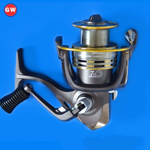New 2017 GW Fishing reel 100% GW HB 1000-4000 series 7+1 BB GUANGWEI Salt  and fresh water spinning reel for big fish fishing 50