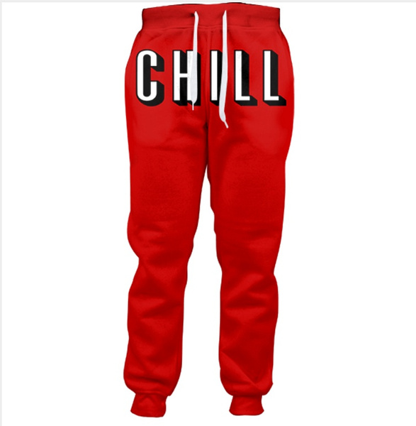 Netflix and Chill Joggers Women Casual Pants Men Unisex Jogger Sweatpants  Full Length 3d Printed Trousers Fashion Clothing J14