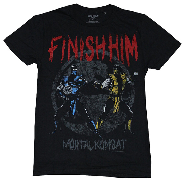 Sub Zero Vs Scorpion Image Mens T-Shirt 