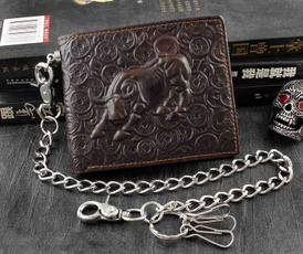cow, Chain, Wallet, leather