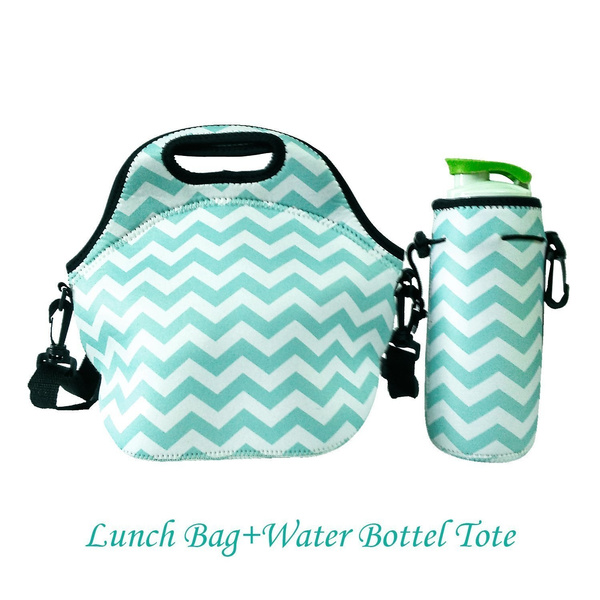 Light Blue Neoprene Tumbler Pouch