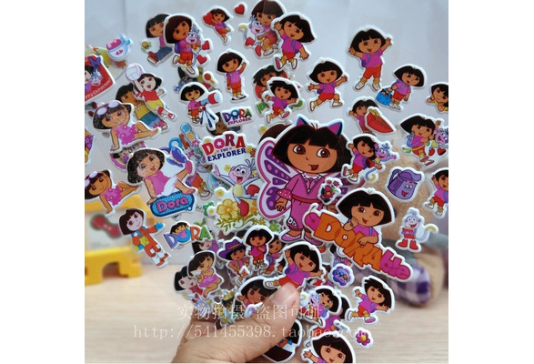 5pcs Bubble Stickers 3D Cartoon KIds ClassicToys Sticker School Reward gift TEJB 