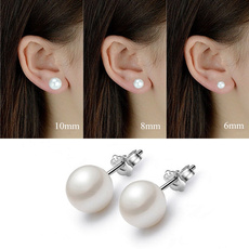 Sterling, pearl jewelry, Fashion, 925 sterling silver