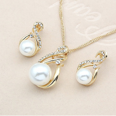 earringsset, pearl jewelry, Jewelry, Gifts