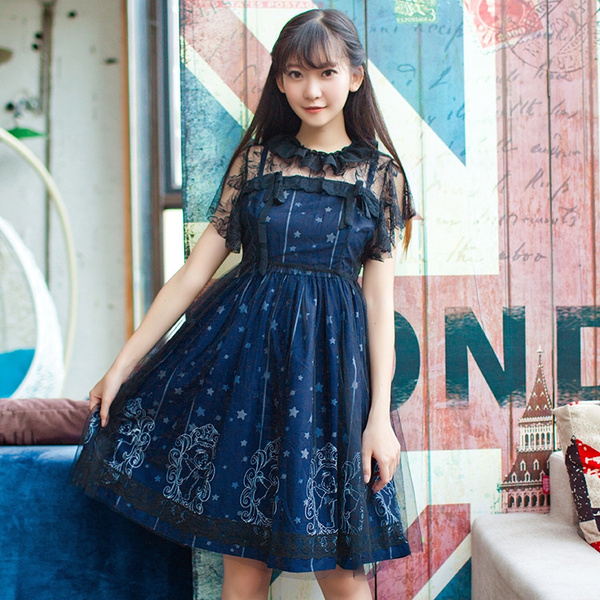 starry lolita dress