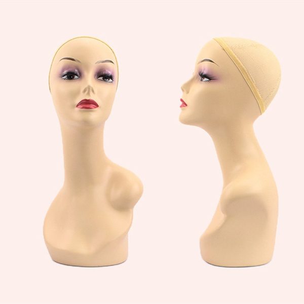 Female Mannequin Head for Wigs /Hat Displaying Head Model Head Mannequin  Without Hair