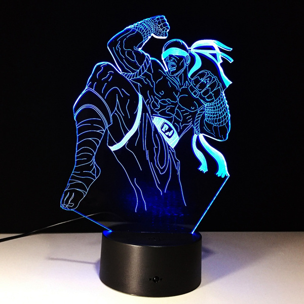 League of legends LOL Lee Sin 3D LED Tischlampe Nachtlicht Leselampe Geschenk