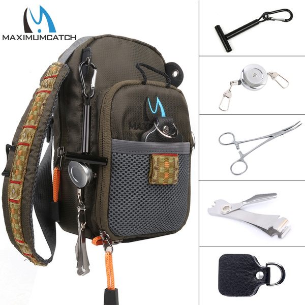Fly Fishing Bag Fishing Chest Pack Fly Bag With Five Fishing Tool  Accessories