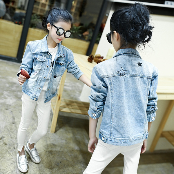 Light-Wash Denim Jacket for Girls | Old Navy