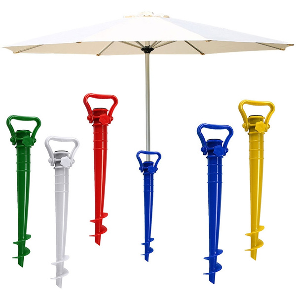 1X Garden Beach Umbrella Holder Parasol   Spike  Umbrella Stand HA