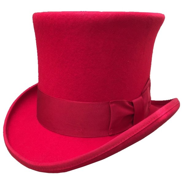 red mad hatter hat