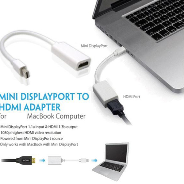 Thunderbolt Mini DisplayPort Port DP HDMI Adapter Cable For Apple Macbook Air | Wish