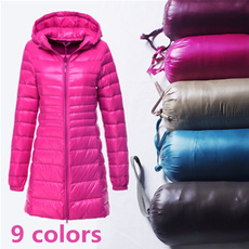 2017 New  Ladies Long Winter Warm Coat Women Ultra Light 90% White Duck Down Jacket With Bag Women Jackets High Quality
