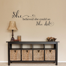 sexyladydecal, kidswalldecal, Home & Living, Decal