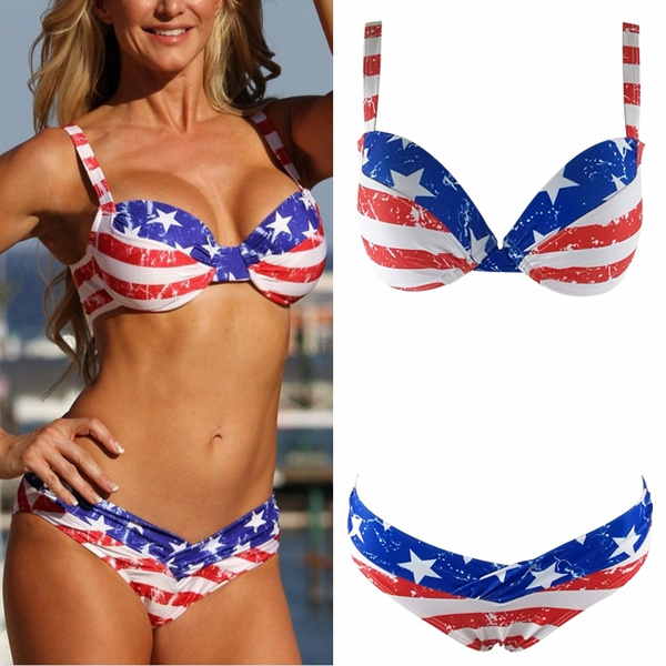 stars and stripes bikini swimwear