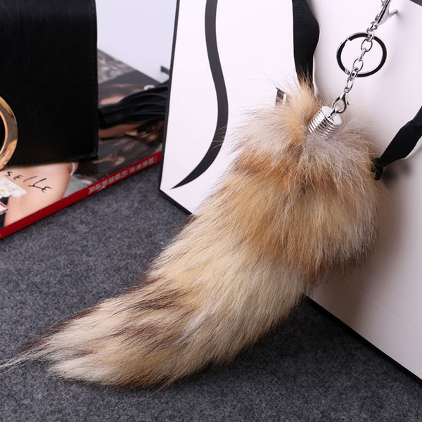 Fox on sale fur keyring